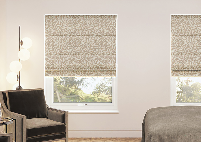 Trailing Vines, Vintage Brown - Roman Blind - Image 3